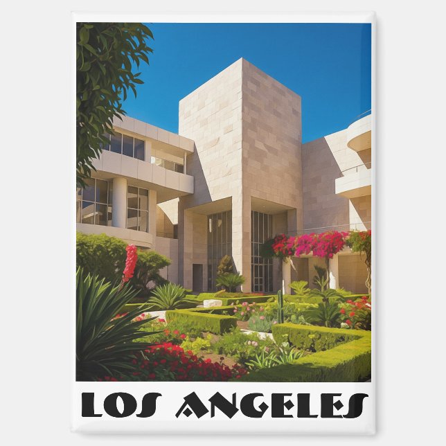 Aimant California Los Angeles Getty Centre (Recto)