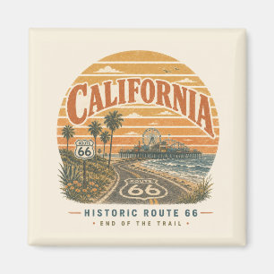 Aimant California Route 66 Santa Monica