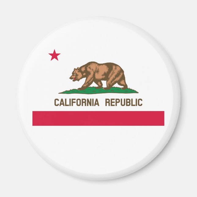 Aimant California State Flag Design (Devant)
