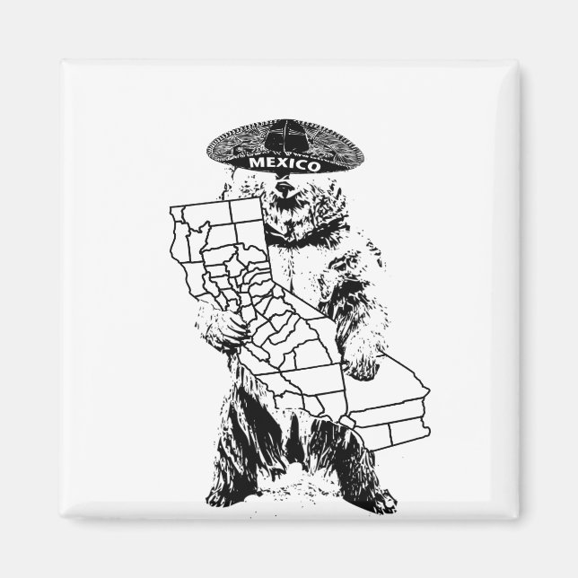 Aimant Californie d'origine (Devant)