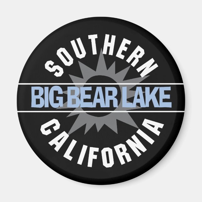 Aimant Californie du Sud - Big Bear Lake (Devant)