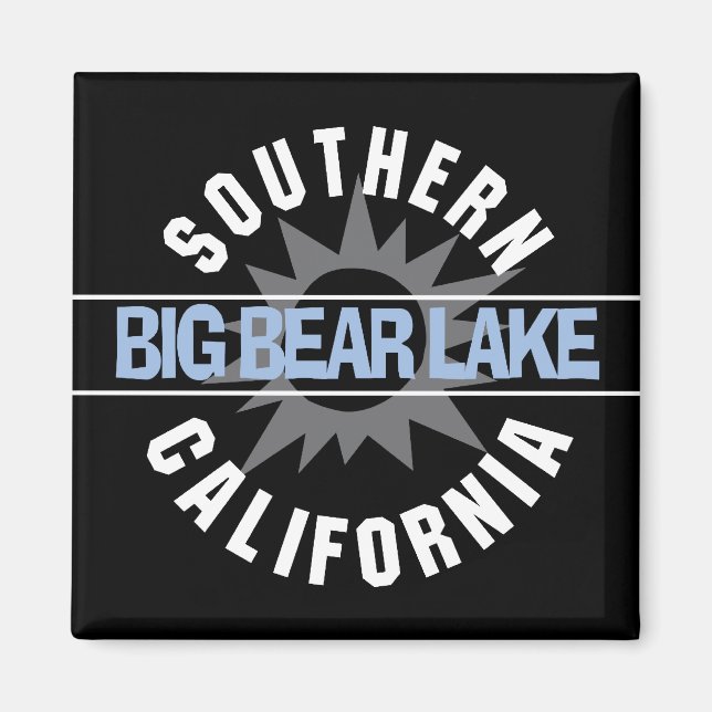 Aimant Californie du Sud - Big Bear Lake (Devant)