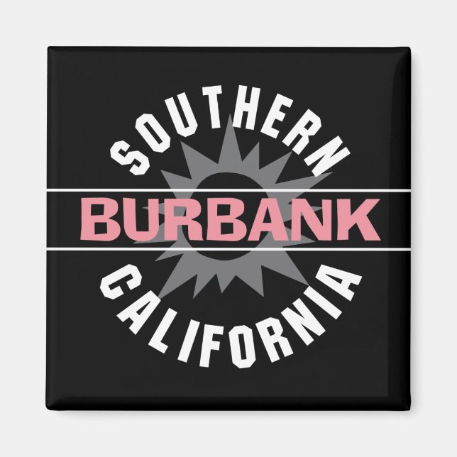 Aimant Californie du Sud - Burbank (Devant)