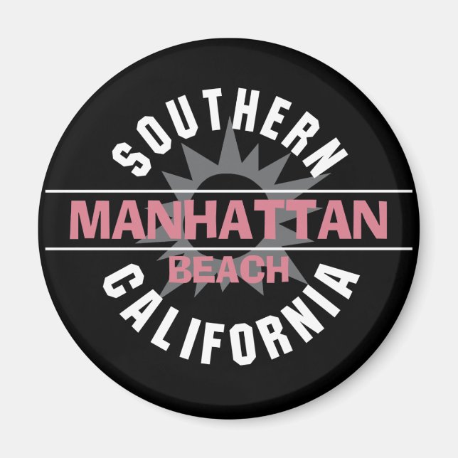 Aimant Californie du Sud - Manhattan Beach (Devant)