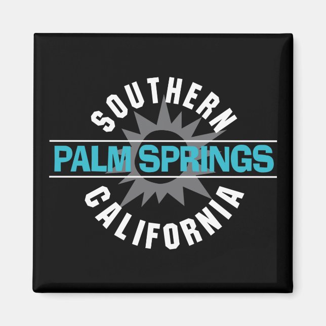 Aimant Californie du Sud - Palm Springs (Devant)