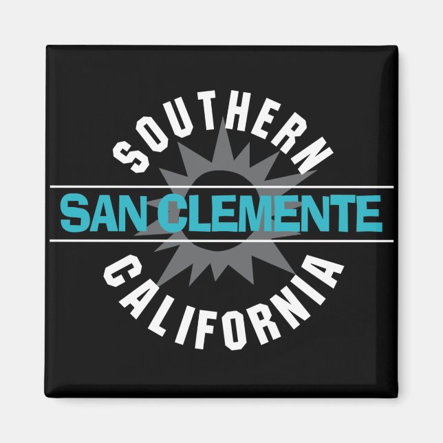 Aimant Californie du Sud - San Clemente (Devant)