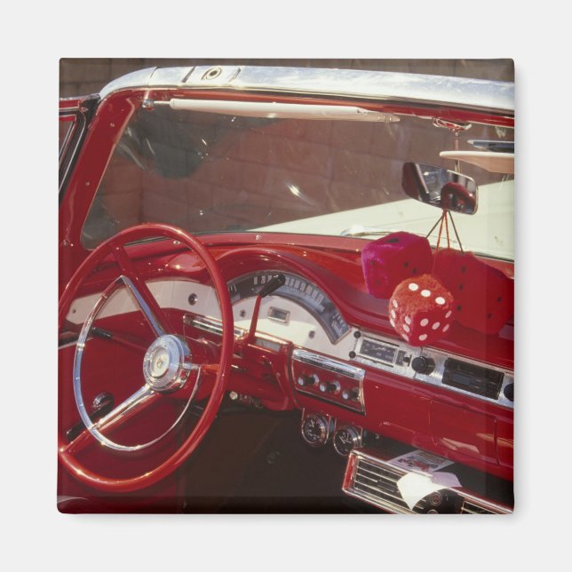 Aimant Californie : Père Noël Ynez Valley, Solvang, 1957 (Devant)