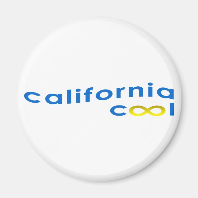 Aimant Californie - pour toujours - cool (Devant)