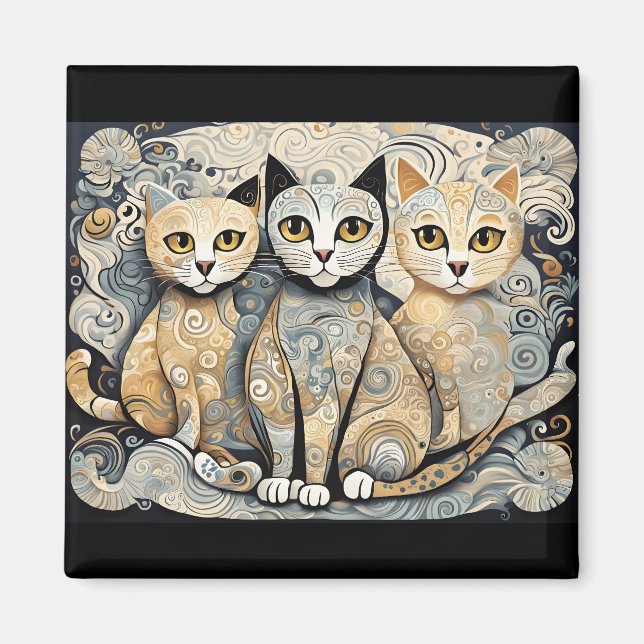 aimant calmant chats (Devant)