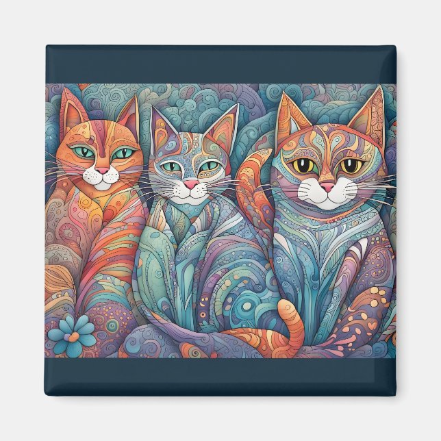 aimant calmant chats (Devant)