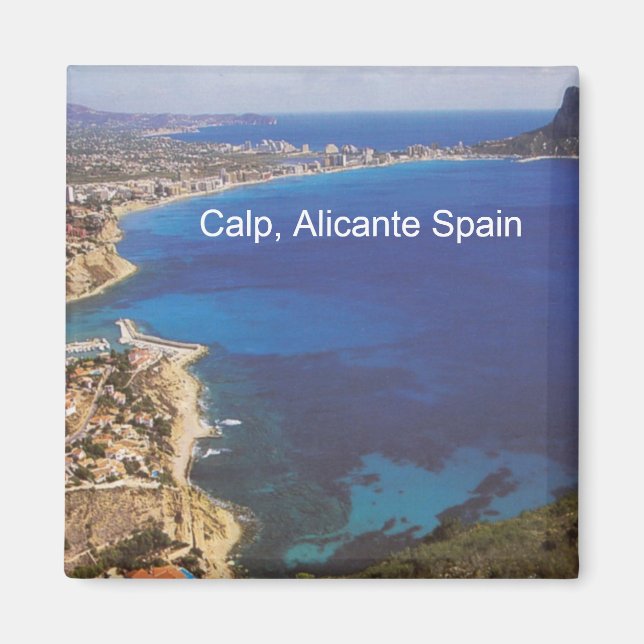 Aimant Calpe Calpe Alicante Espagne Photo Frigidaire Magn (Devant)
