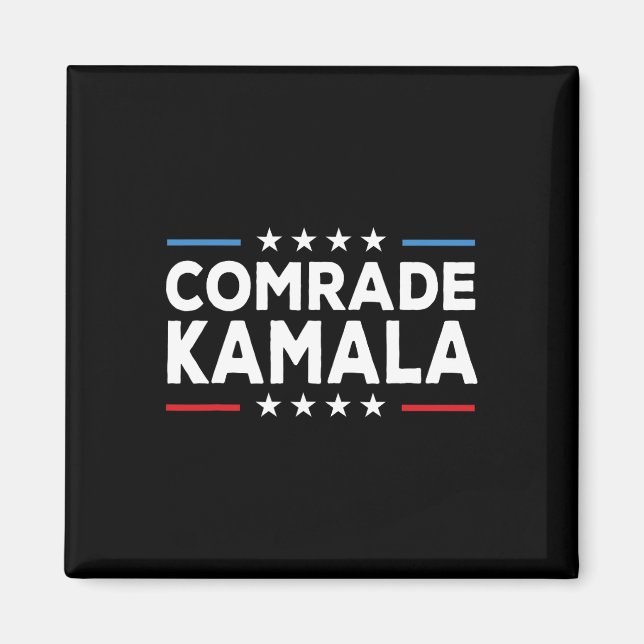 Aimant Camarade Kamala Anti Kamala Harris (Devant)