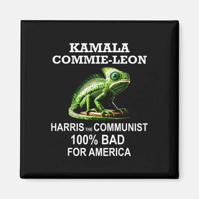 Aimant Camarade Kamala Commie Leon Commieleon Communiste  (Devant)
