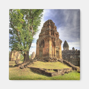 Aimant Cambodge, Angkor Wat. Vue du temple Bakong.