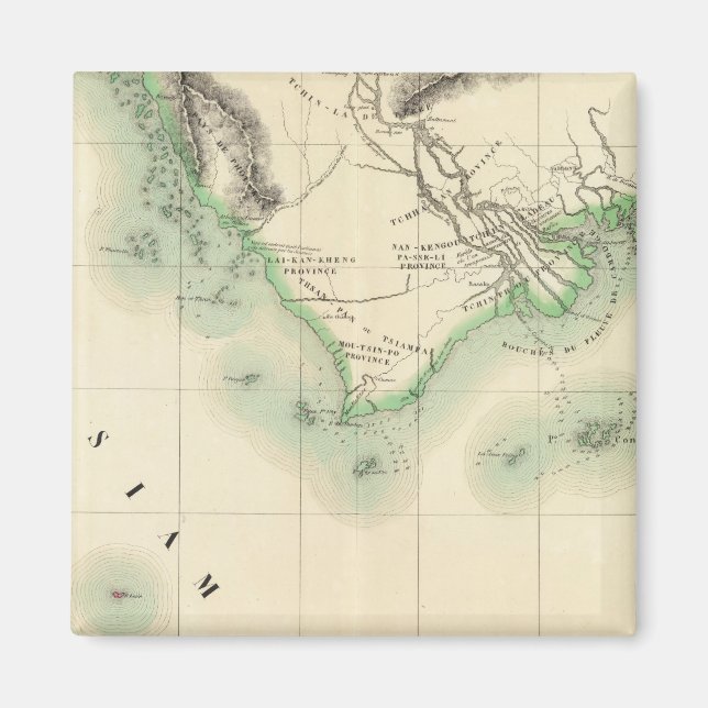 Aimant Cambodge, Asie 110 (Devant)