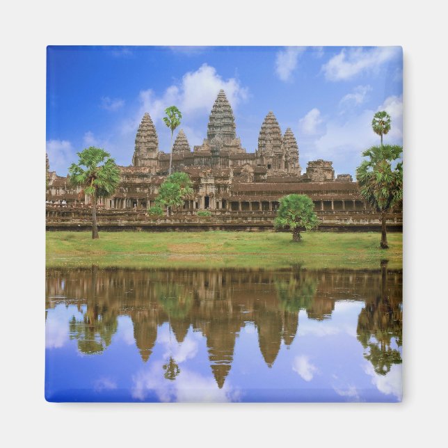 Aimant Cambodge, Kampuchea, temple d'Angkor Wat. (Devant)