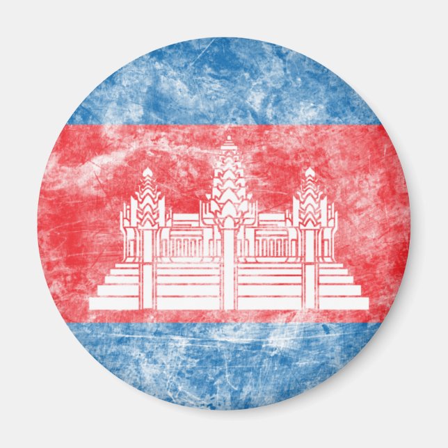 Aimant Cambodge vintage (Devant)