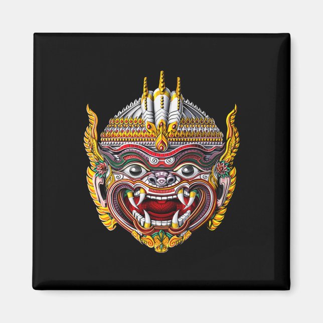 Aimant Cambodgien Khmer Hanuman Reamker Danse traditionne (Devant)