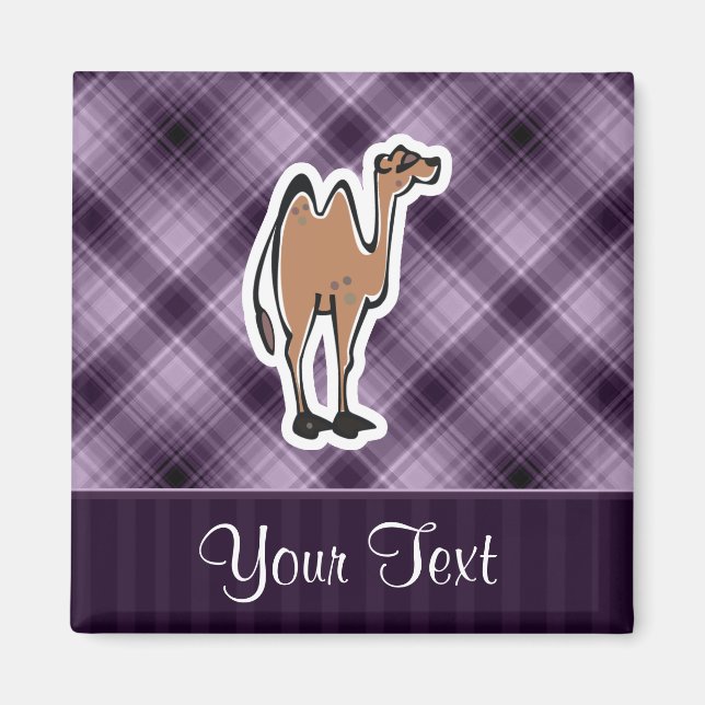 Aimant Camel mignon ; violet (Devant)