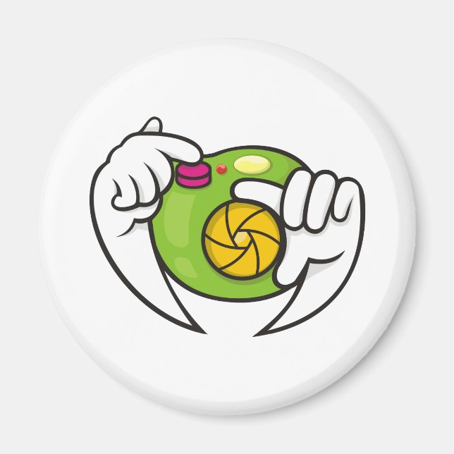 Aimant Caméra de dessin (Devant)