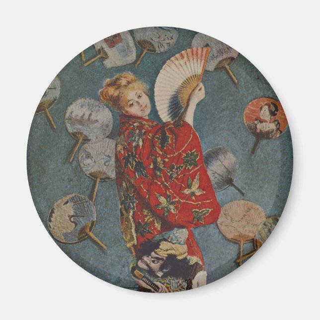Aimant Camille Monet en costume japonais de Claude Monet (Devant)
