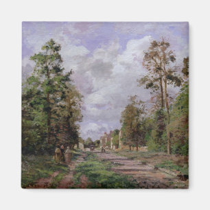 Aimant Camille Pissarro la route à Louveciennes, 1871