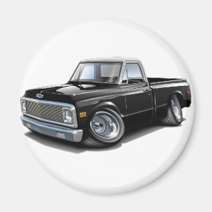 Aimant Camion 1970-72 supérieur Noir-Blanc de Chevy C10