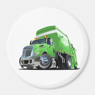 Aimant Camion à ordures de dessin