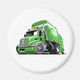 Aimant Camion à ordures de dessin