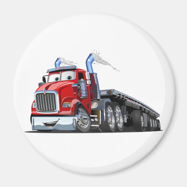 Aimant Camion de dessin (Devant)