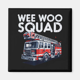 Aimant Camion de pompier Wee Woo Équipe Pompiers Hommes G