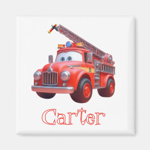 Aimant Camion de pompiers mignon