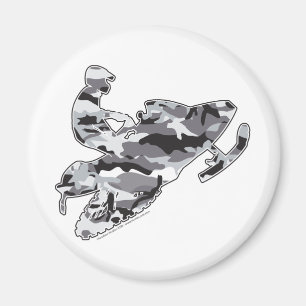 Aimant Camion Gray Sled sur copie noire