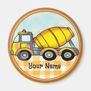 Aimant Camion malaxeur à ciment