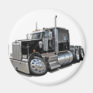 Aimant Camion noir de Kenworth w900