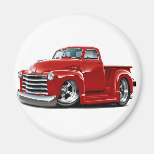 Aimant Camion rouge Chevy 1950-52