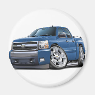 Aimant Camion Silverado Dualcab Blue Granite