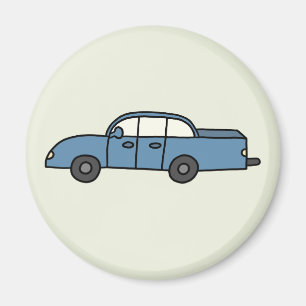 Aimant Camionnette bleue