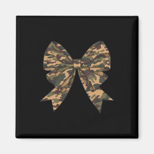 Aimant Camo Coquette Bow Chasse au canard Filles Enfants