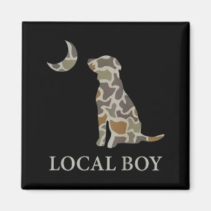 Aimant Camo Sud Local Garçon Chasse au Canard Lab Noir So