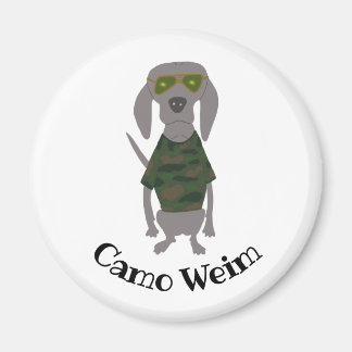 Aimant Camo Weim Weimaraner Grey Gray Ghost Chien