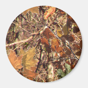 Aimant Camouflage de Fall Forest Bush