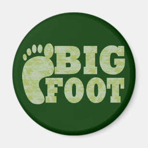 Aimant Camouflage vert Texte Bigfoot