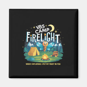 Aimant Camp Firelight Vbs Camp Vacances Bible School Fire