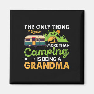 Aimant Camp Grandma Retro Vintage Extérieur Camp pour ado
