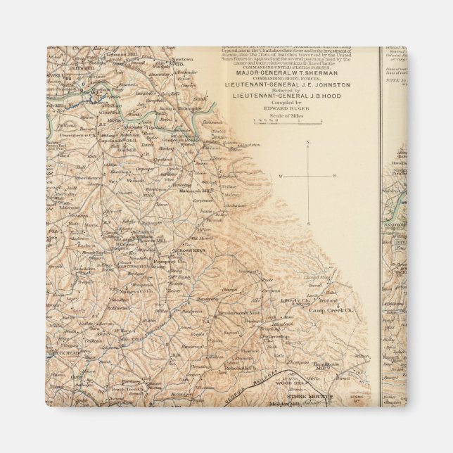 Aimant Campagne Atlanta 4e5e époques (Devant)