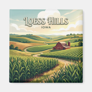 Aimant campagne de Loess Hills Oakland Iowa