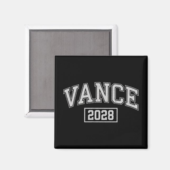 Aimant Campagne électorale de JD Vance pour la présidence (Recto/Verso)
