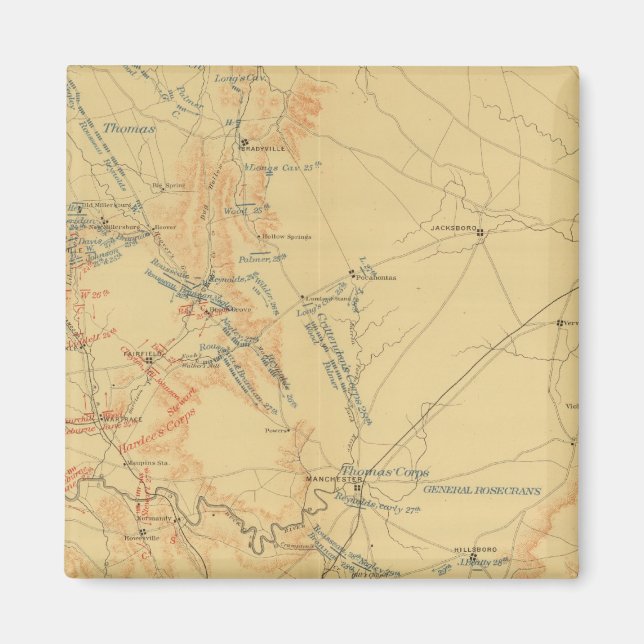 Aimant Campagne médiane du Tennessee (Devant)