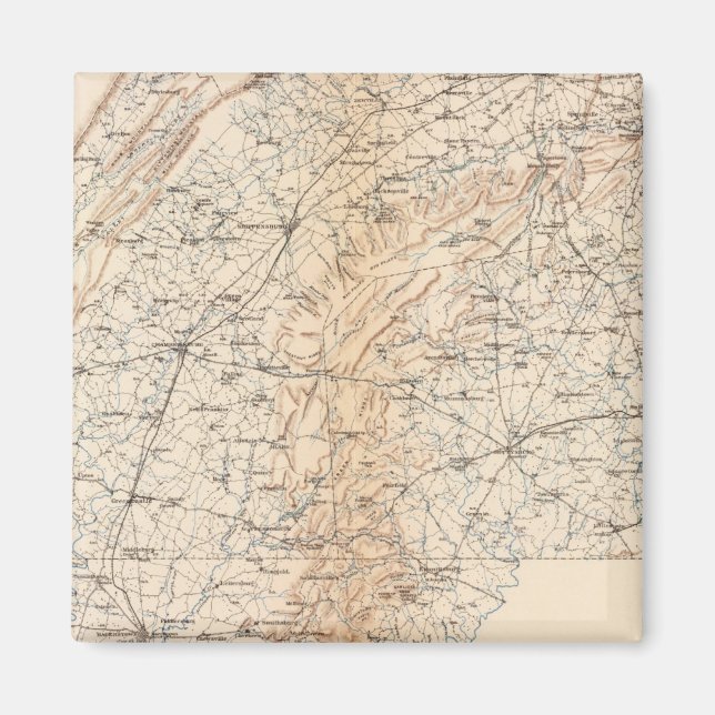 Aimant Campagne Route, Gettysburg (Devant)
